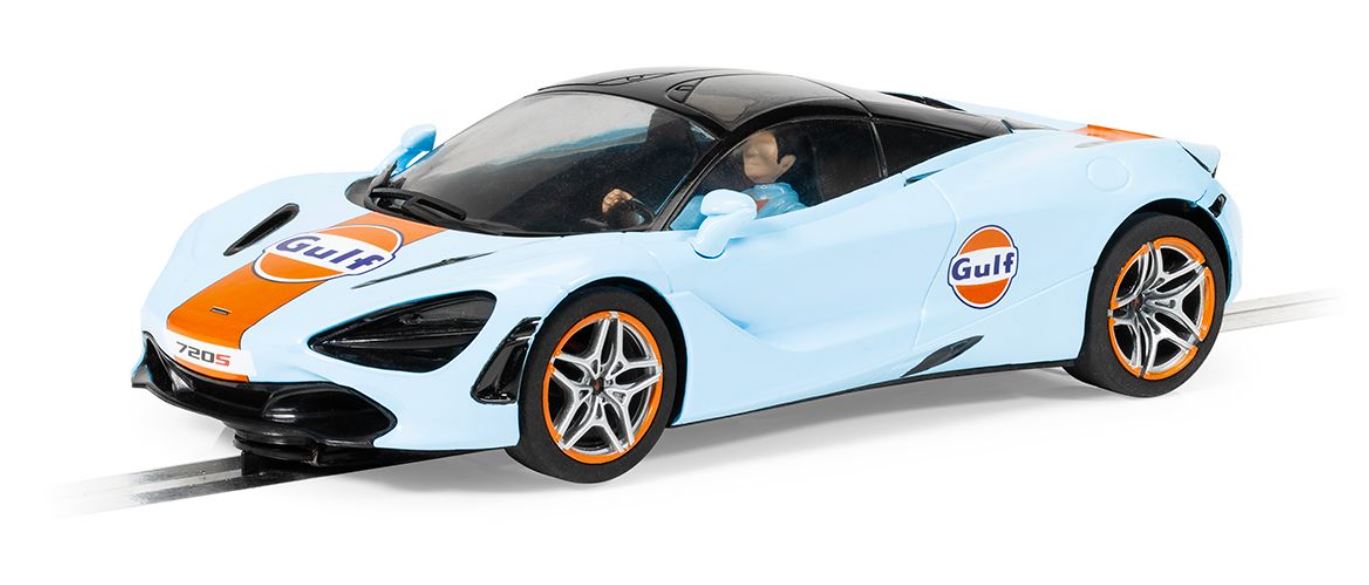 Scalextric Voiture McLaren 720S Gulf Edition Standard C4394