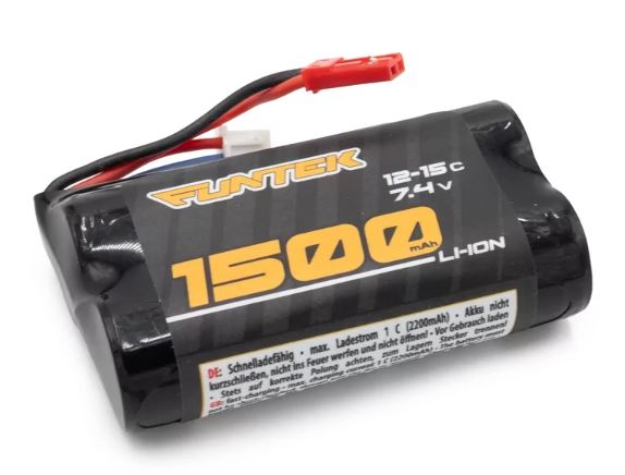 Funtek Li-ion battery 7.4V 1500 mAh JST GT16e FTK-24038