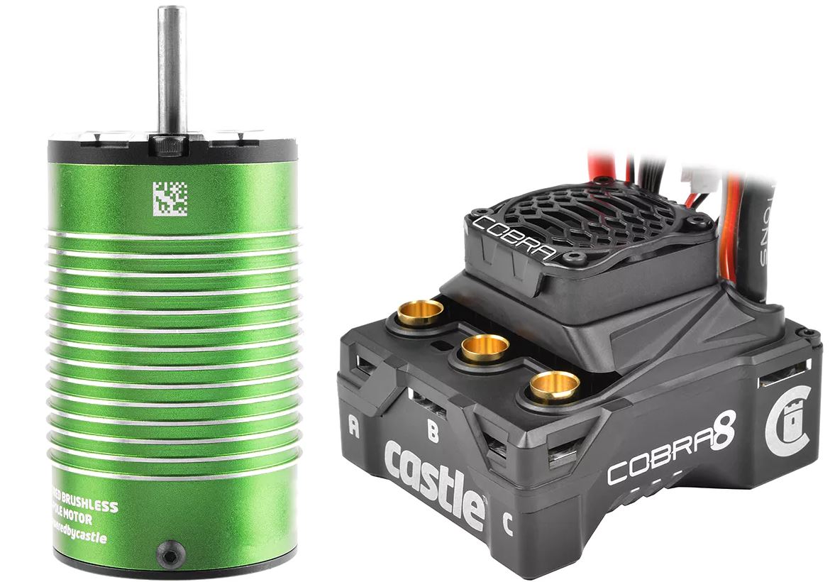 Castle Combo Cobra 8 + 1512 2650kv 4 polig Sensored