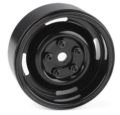 RC4WD 1.9 Landies ruedas Vintage Metal Beadlock Negro (x4) Z-W0136