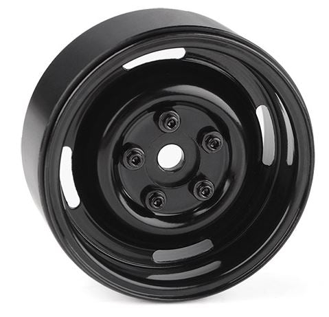 RC4WD 1.9 Landies ruedas Vintage Metal Beadlock Negro (x4) Z-W0136
