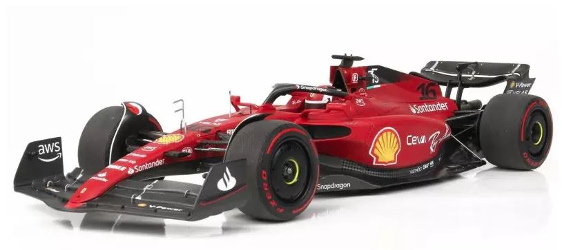 BBR Models Diecast F1 Ferrari F1-75 Charles Leclerc Bahrain 2022 WInner 1/18 BBR221816