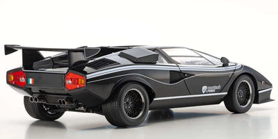 Kyosho Diecast Lamborghini Countach LP500R 1982 Black 1/18 KS08617BK
