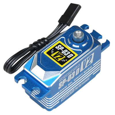 Yokomo Servo de perfil bajo Drift Brushless V2 Programable SP-03DV2