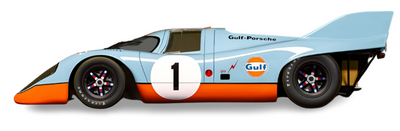 Pocher Diecast Porsche 917K Gulf Edition HK118