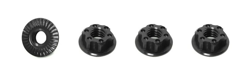 Porcas de roda M4 de perfil baixo da T-Work (x4) TA-126