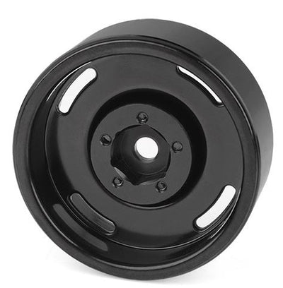 RC4WD 1.9 Landies ruedas Vintage Metal Beadlock Negro (x4) Z-W0136