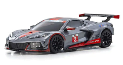 Kyosho AutoScale Mini-Z Chevrolet Corvette C8.R Gris antracita (W-MM) MZP244GMR