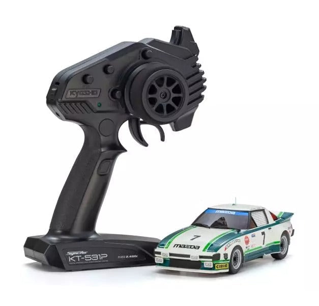 Kyosho Mini-Z RWD MR04 Mazda Savanna RX-7 Daytona'79 No.7 + KT531P RTR 32365GR