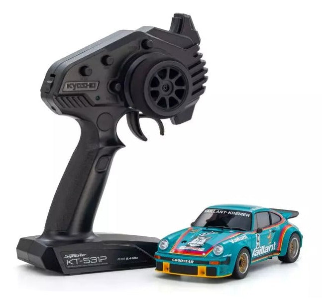 Kyosho Mini-Z RWD MR04 Porsche 934 RSR 1976 Vaillant #9 + KT531P RTR 32368V