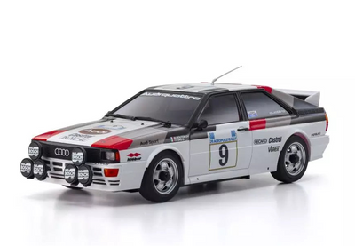 Kyosho AutoScale Mini-Z Audi Quattro Rallye Acropole 1982 Nr. 9 (MA020) MZP491AC