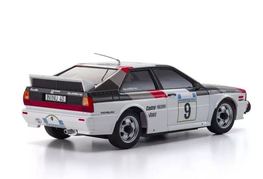 Kyosho Mini-Z MA-020 AWD Audi Quattro Rallye Acropole 1982 + KT531P RTR 32662AC