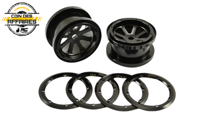 "CDA" FASTRAX Jantes Beadlock  Alu Noir 2.2 CDA-FTAX21