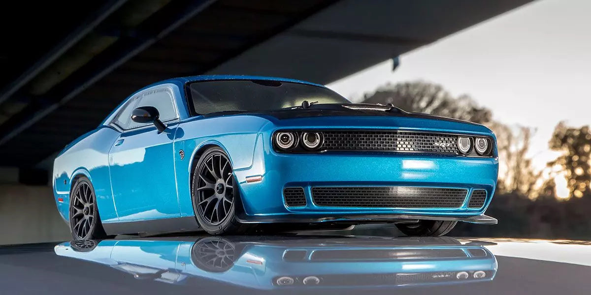 Kyosho Fazer MK2 Readyset Dodge Challenger SRT 2015 Blu RTR 34415T2C