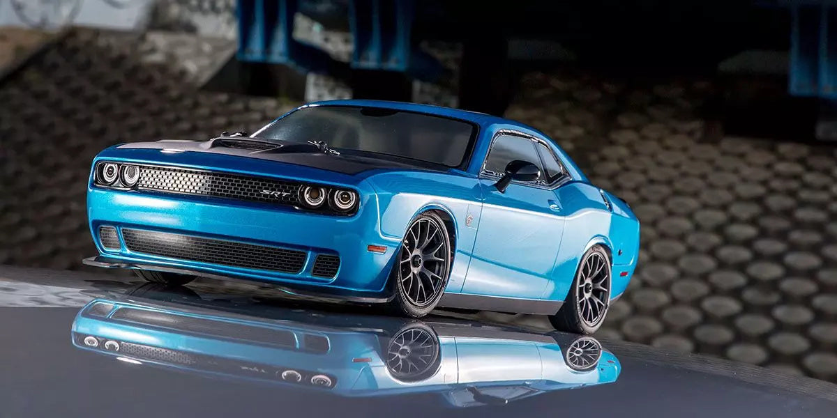 Kyosho Fazer MK2 Readyset Dodge Challenger SRT 2015 Blu RTR 34415T2C