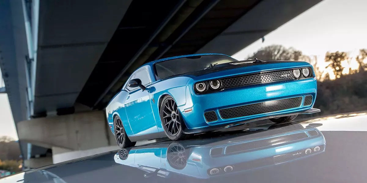 Kyosho Fazer MK2 Readyset Dodge Challenger SRT 2015 Blu RTR 34415T2C