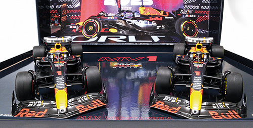 MiniChamps Set Red Bull RB19 F1 World Champion 1/18 112231801