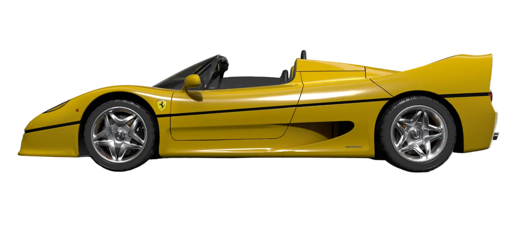 Pocher Diecast Ferrari F50 Giallo Modena HK63