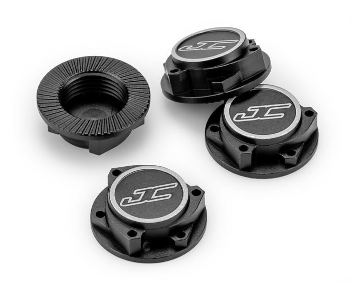JConcepts Radmuttern Punsher 1/8 Schwarz (x4) 5021-2