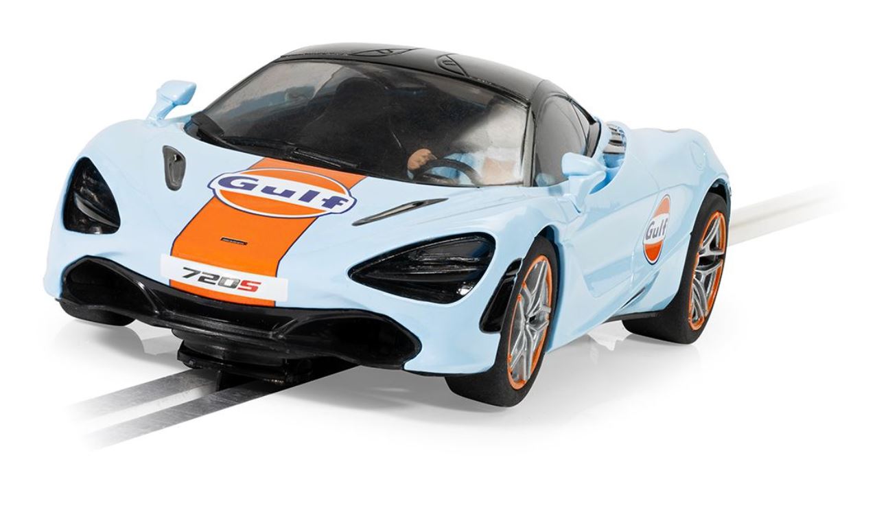 Scalextric Voiture McLaren 720S Gulf Edition Standard C4394