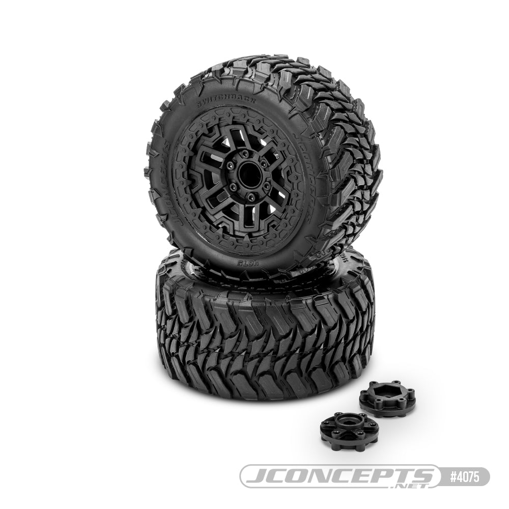 JConcepts Pneus Switchback + Jantes (x2) Rustler 4075-39812
