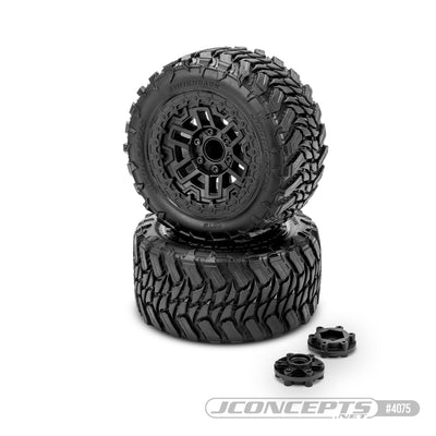 JConcepts Pneus Switchback + Jantes (x2) Rustler 4075-39812