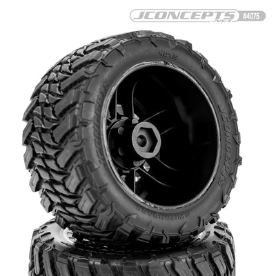 JConcepts Pneus Switchback + Jantes (x2) Rustler 4075-39812