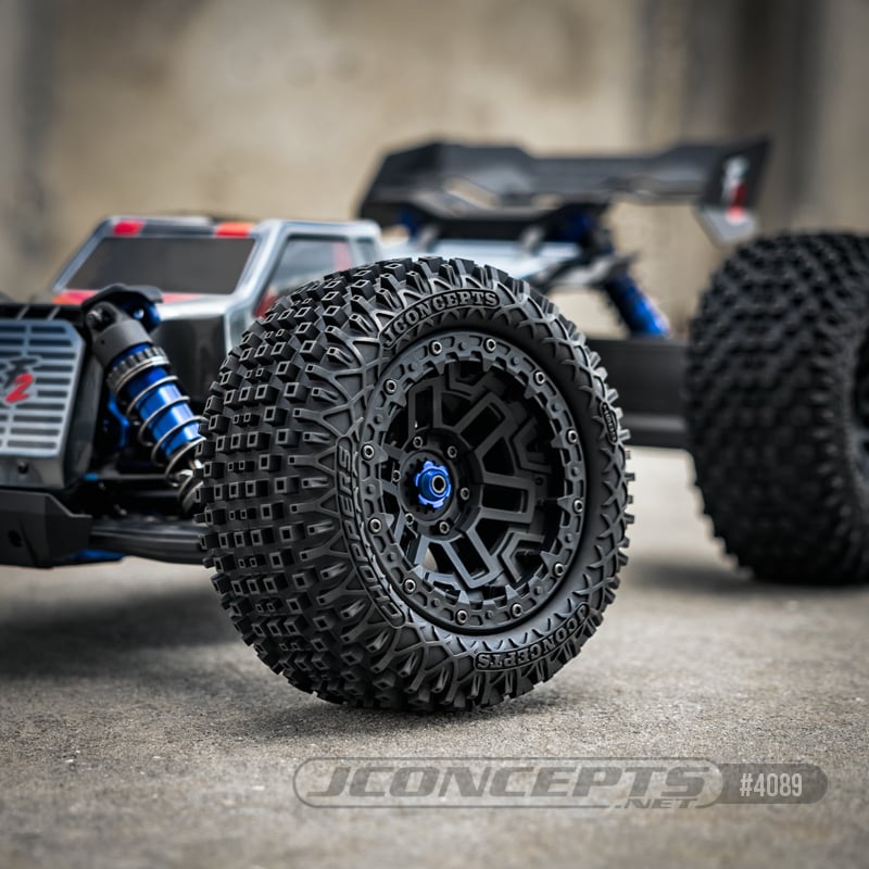 Chopper Tires Rims JConcepts Choppers Tires + Rims 3.8 (x2) 4089-39912