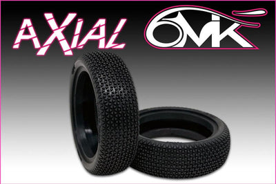 6MIK Slim Front Tires Axial 1/10 4x2 (x2) T113
