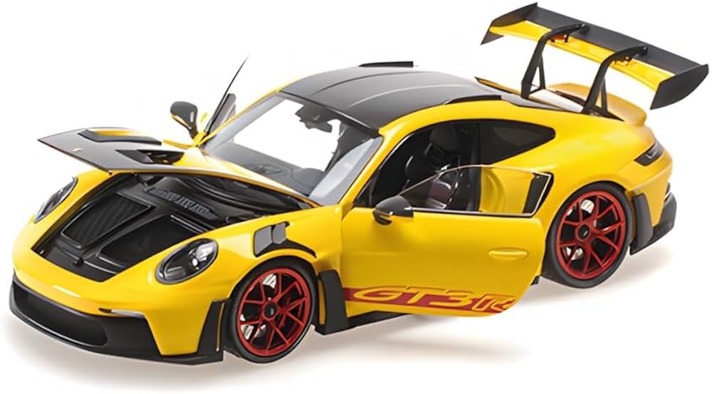 MiniChamps Porsche 911 992 GT3 RS 2024 Geel 1/18 110062025