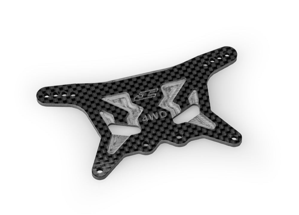 JConcepts Support Amortisseurs Avant Carbone RC10 4WD 5284