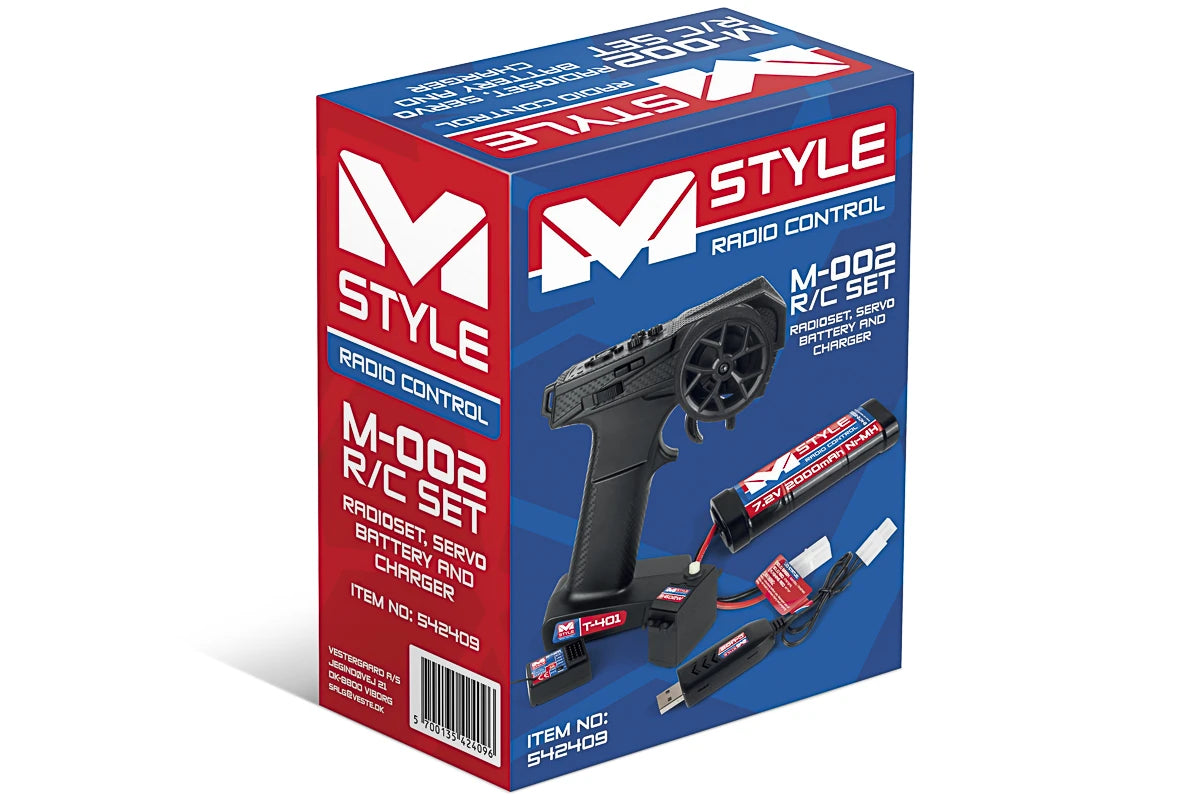 MStyle Pack Radio + Chargeur + Batterie + Servo M-002