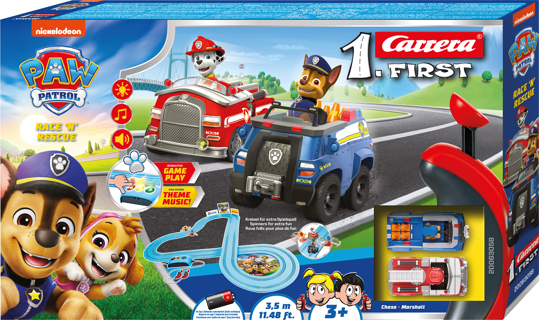 Carrera First Rundreise Paw Patrol - Race 'N' Rescue 3.5 63058