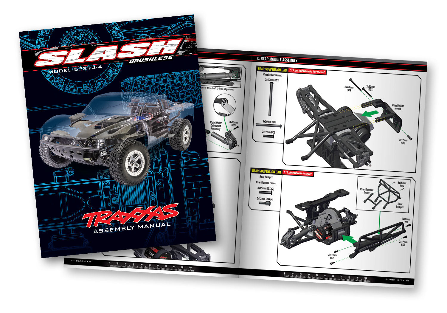 Traxxas Slash 2wd BL-2s KIT Clipless 58314-4