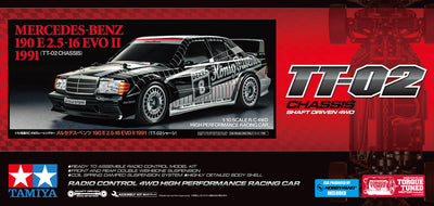 Tamiya TT-02 Mercedes-Benz 190 E 2.5-16 EVO II 1991 KIT 58752