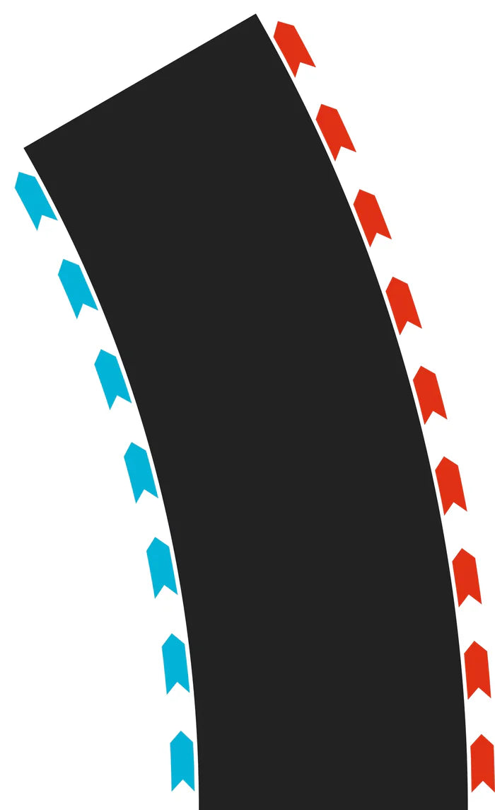 Carrera Hybrid Courbes 30° (x4) 52004