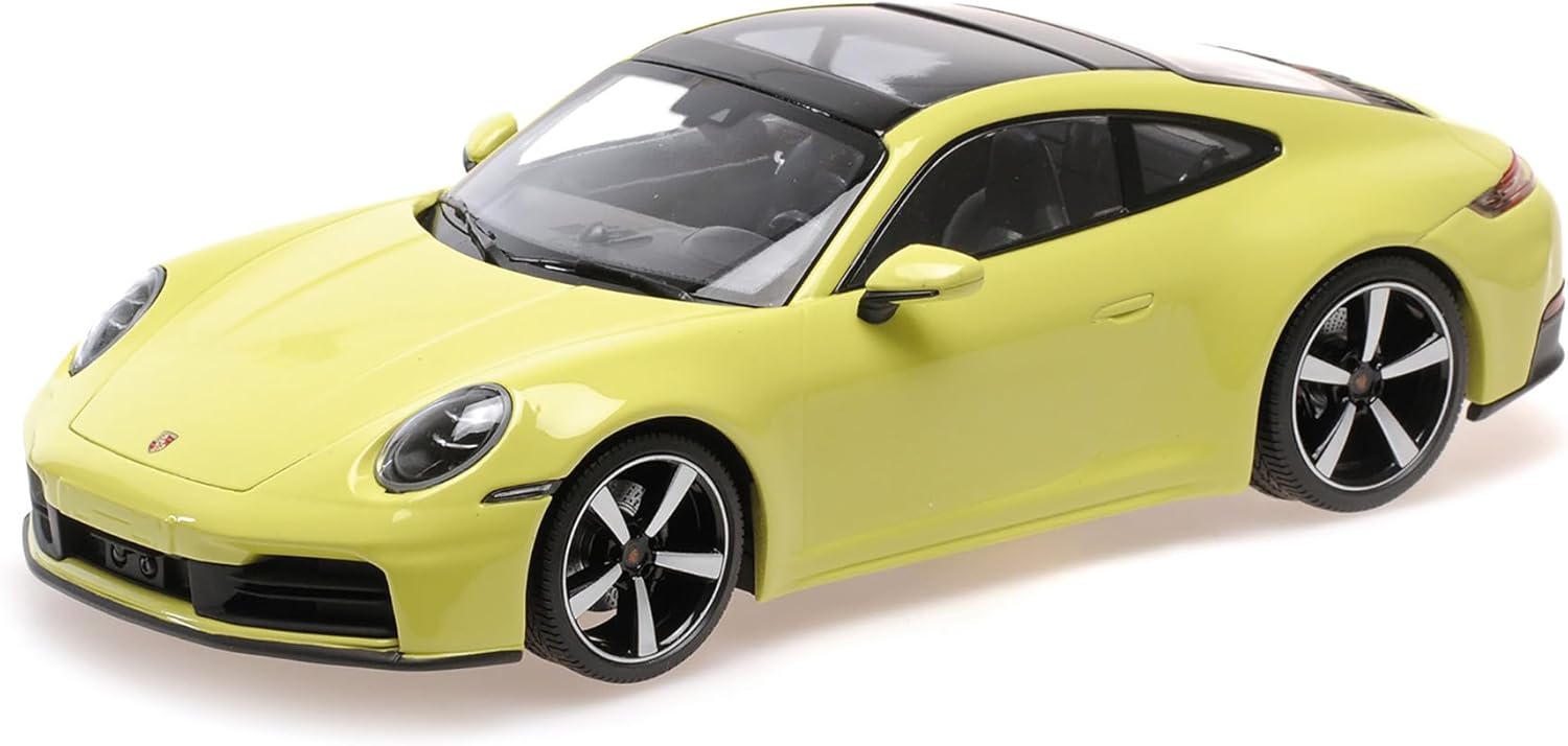 MiniChamps Porsche 992.2 Carrera Coupe 2024 1/18 Jaune 155064021