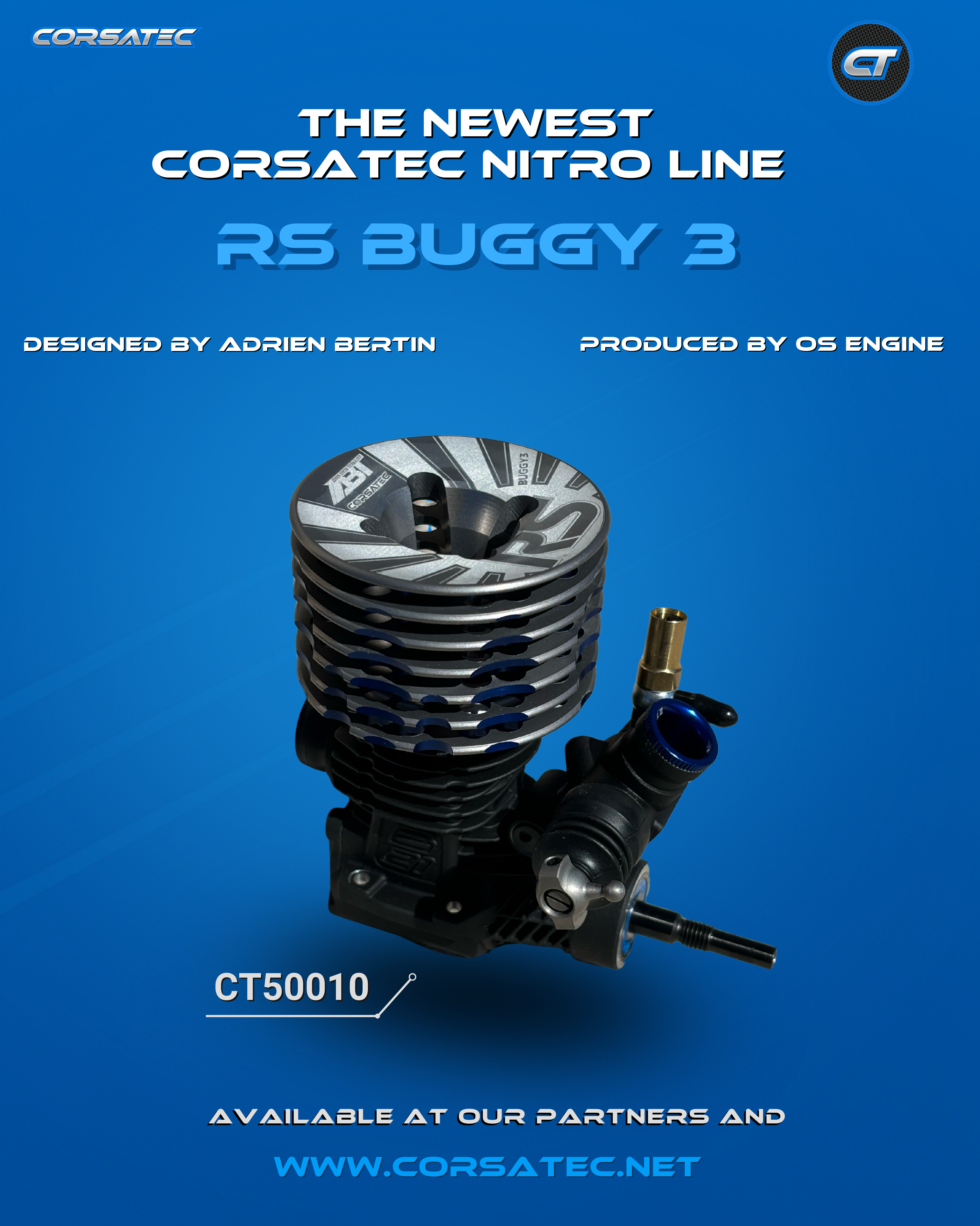 Corsatec Combo Motore RS Line Buggy 3P + Linea EFRA 2180 CT50010-C