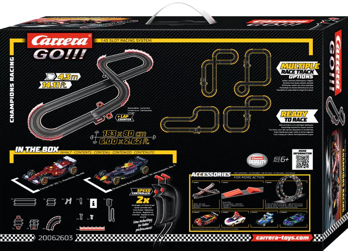 Carrera GO!!! Circuit Champion's Racing F1 62603