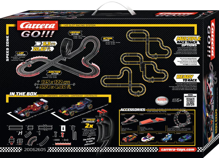 Carrera GO!!! Circuit Speed Zone 62605