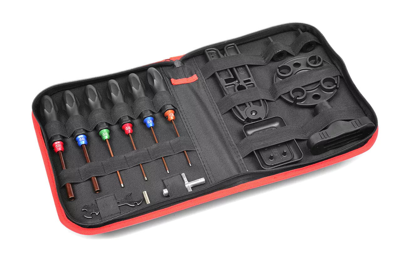 Corally Tool set 16pcs with bag C-16250