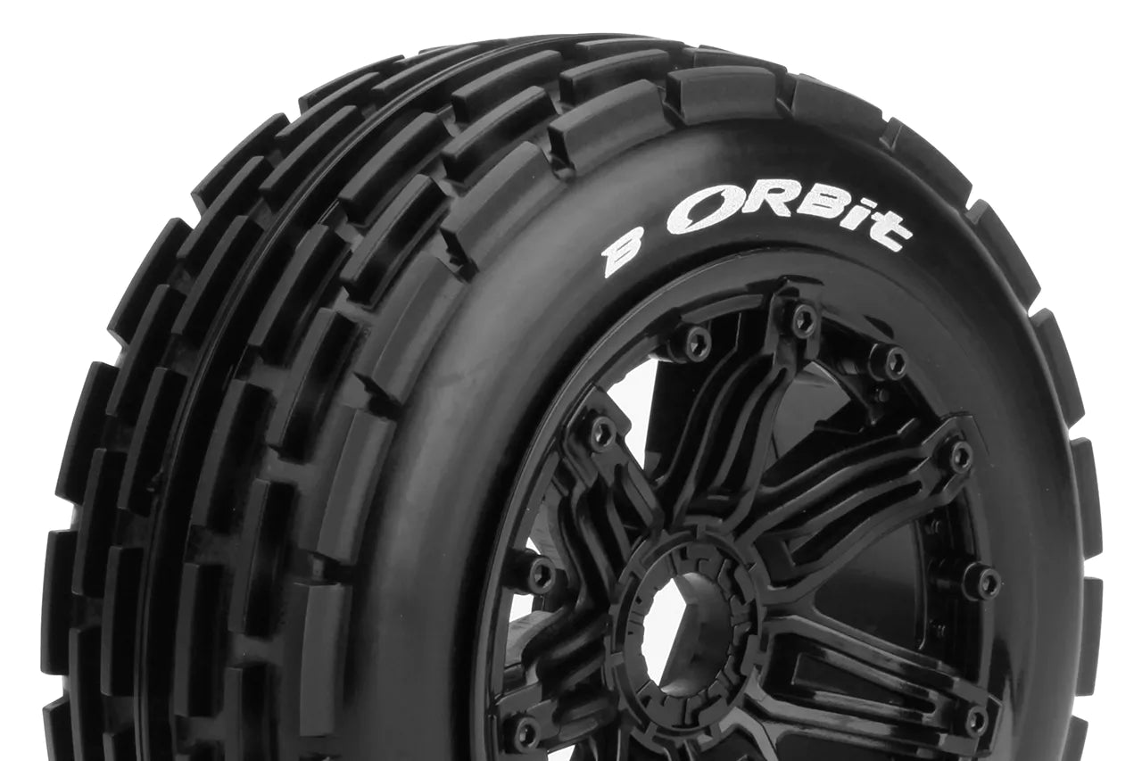 Louise RC B-ORBIT tires + 1/5 24mm front rims (x2) LR-T3265B