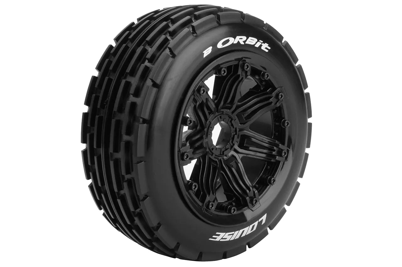 Louise RC B-ORBIT tires + 1/5 24mm front rims (x2) LR-T3265B