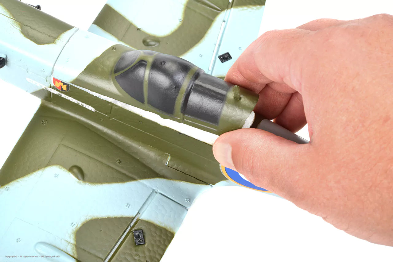 Securing Wing Mini EZ-Wings Mini Spitfire MK II RTF – 450 mm aircraft with 6-axis gyro