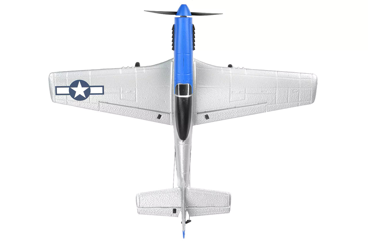 Avión EZ-Wings Mini P-51 Mustang 450 mm RTF EZ-029