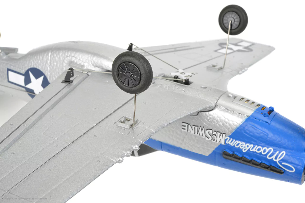 Avión EZ-Wings Mini P-51 Mustang 450 mm RTF EZ-029