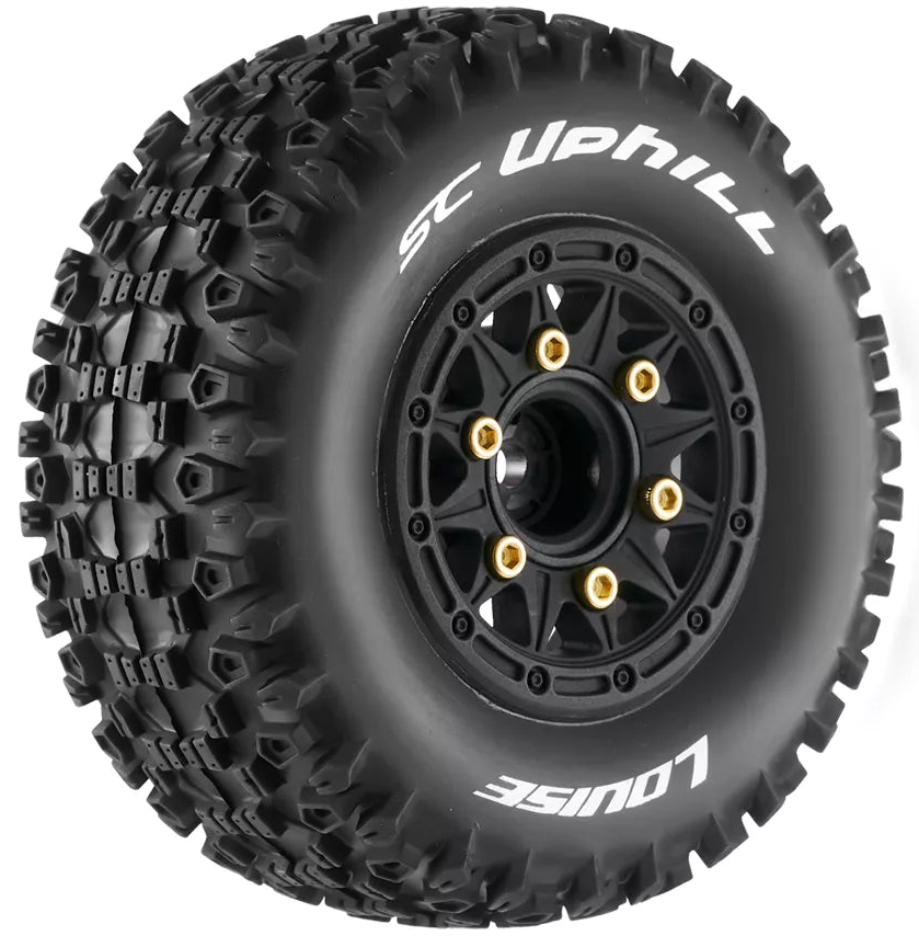 Louise RC SC-Uphill tires + 12-14-17mm hexagon rims (x2) LR-T3223SB