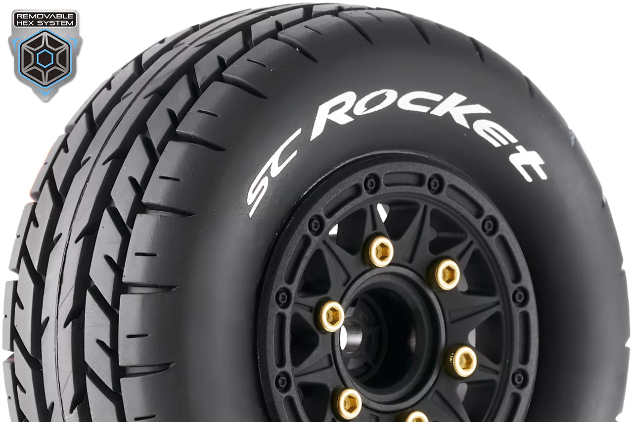 Louise RC SC- tiresRocket + 12-14-17mm hexagon wheels (x2) LR-T3154SB