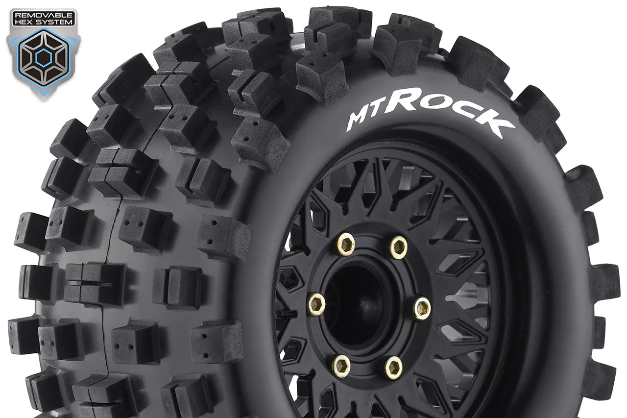 Louise RC Pneumatici 1/10 Mt-Rock + cerchi 2.8 LR-T3275SX