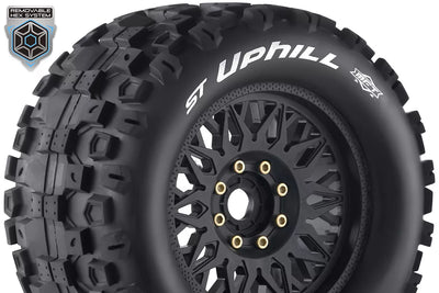 Louise RC Pneus 1/8 MFT St-Uphill + Jantes 3.8 LR-T3326X